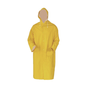 grc r401 economy pvc/polyester safety rain gown