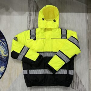 GRC-J6105 Winter High-Visibility Reflective Jacket for Industrial Safety