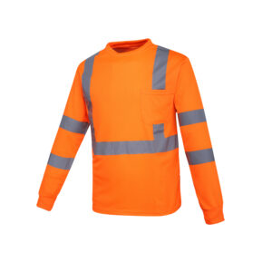 GRC-T2107 ANSI/ISEA Class 3 Long Sleeve High-Visibility Reflective T-Shirt
