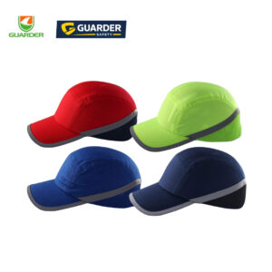 reflective safety baseball cap with mesh panels for work | grc a16