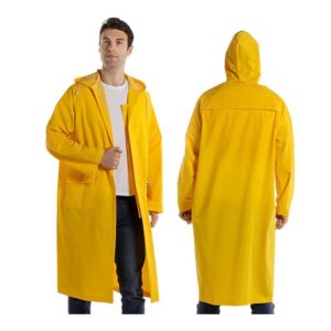 grc r405 | pvc/polyester rain gown with reflective tape