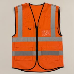 hi vis executive safety vest with multi pockets for supervisors | grc v18