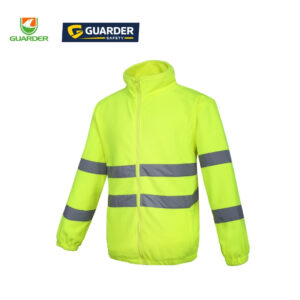 economy hi vis safety sweatshirt with zipper and pockets | grc f501