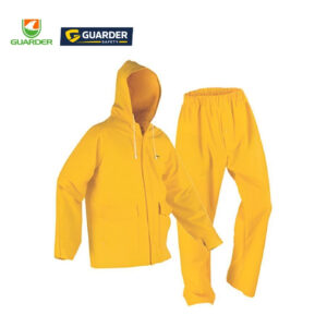 high visibility pvc coated safety rain suit | grc r402