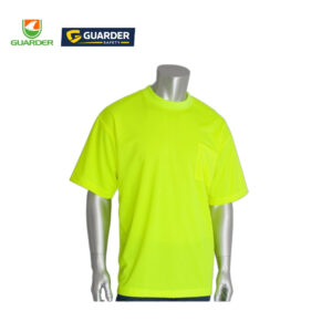 non ansi hi vis short sleeve safety t shirt for industrial work | grc t211