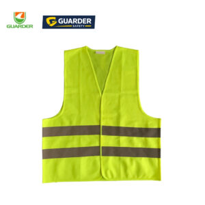 essential hi vis safety vest with velcro closure – en iso 20471 certified | grc v10