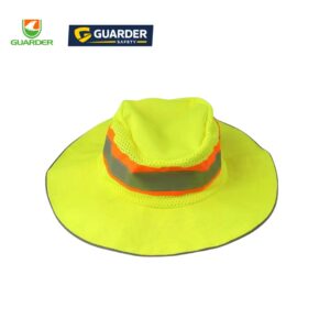 hi vis ranger hat with reflective trim for outdoor work | grc a05
