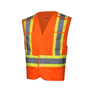 5 point breakaway reflective safety vest manufacturer | hi vis workwear grc v64