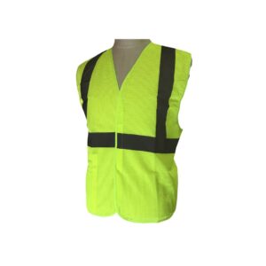 Home ansi class 2 hi vis mesh safety vest with velcro closure | grc v31