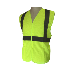 ansi class 2 hi vis mesh safety vest with velcro closure | grc v31