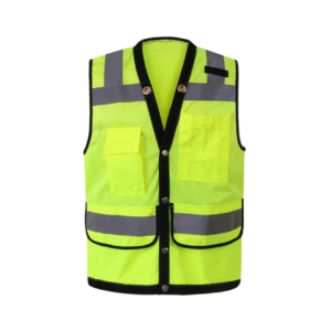 ansi class 2 heavy duty surveyor safety vest with multi pockets | grc v33