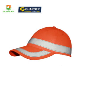 Home reflective safety cap with adjustable strap and cotton twill fabric | grc a07