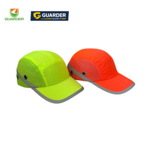 reflective safety baseball cap with mesh panels and adjustable strap | grc a16